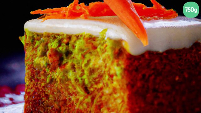 Gâteau aux carottes et pistaches