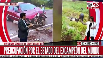 Preocupación por la salud del "Chino" Maidana tras el accidente de moto