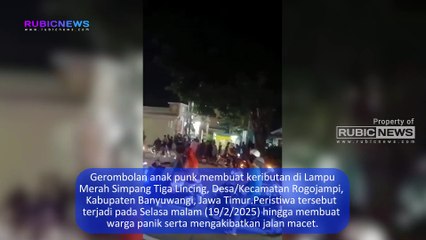 Pukul Pelajar SMK, Polisi Ringkus Gerombolan Anak Punk yang Bikin Keributan di Lampu Merah Simpang Tiga Lincing Rogojampi Banyuwangi