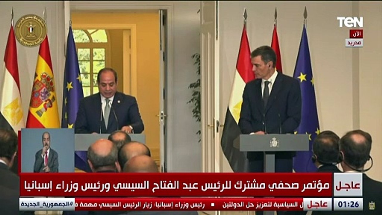 السيسي: أكدنا على أهمية دعم المجتمع الدولي لخطة إعادة إعمار قطاع غزة دون تهجير أهلها