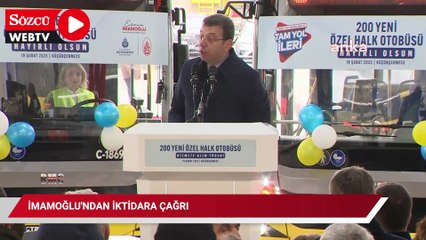 İmamoğlu'ndan iktidara çağrı