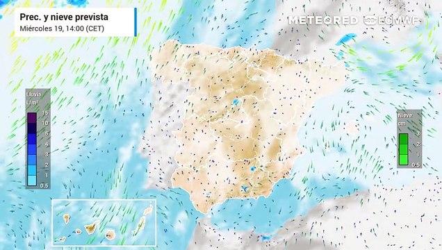 Un frente frío muy activo traerá lluvias y fuertes vientos a Galicia este día