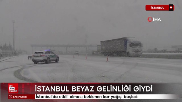 İstanbul beyaz gelinliği giydi
