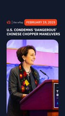 US condemns ‘dangerous’ maneuvers by Chinese navy in South China Sea