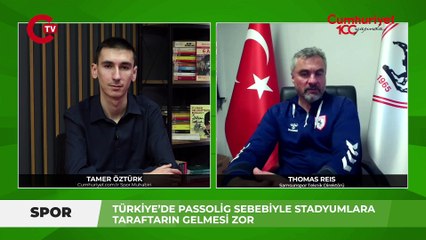 Samsunspor Teknik Direktörü Thomas Reis Cumhuriyet TV'de: Kimse bu pozisyonda olmamızı beklemiyordu