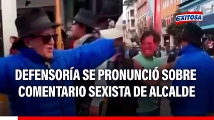 Alcalde de Huaraz causa indignación por comentario sexista contra periodista: Defensoría del Pueblo se pronuncia