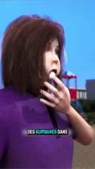 Elle mange des guimauves