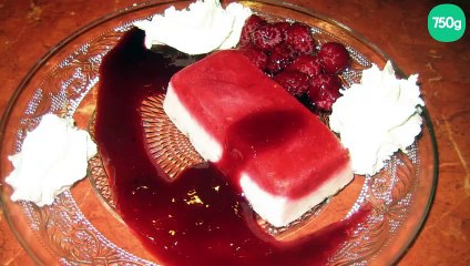 Glace coco et framboise sans sorbetière