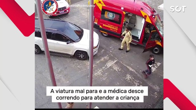 Luta pela vida: Bombeiros reanimam bebê afogado por cerca de 40 minutos em Foz do Iguaçu