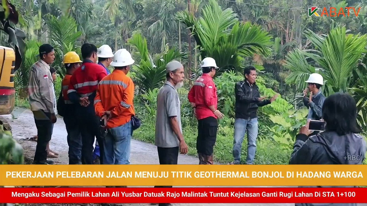 WALI NAGARI GANGGO MUDIAK TEGASKAN PEMBEBASAN LAHAN MENUJU TITIK GEOTERMAL TELAH TUNTAS SESUAI ATURAN