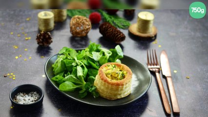 Bouchées aux cèpes et au safran