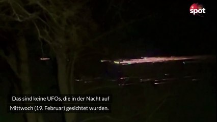 Mysteriöse Lichter im Himmel gesehen? Das steckt dahinter