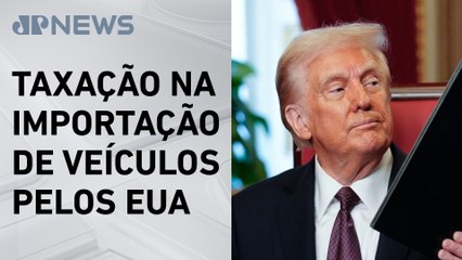 Trump estima tarifas de automóveis importados em 25%