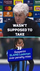 ‘WORST penalty taker!’ - Gasperini slams Lookman