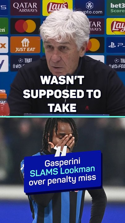‘WORST penalty taker!’ - Gasperini slams Lookman