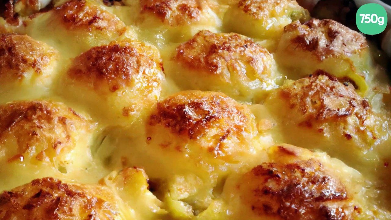 Knepfles en gratin