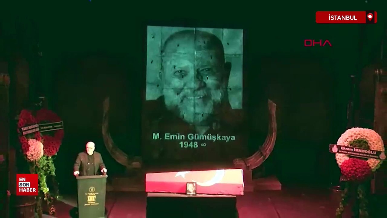 Oyuncu Emin Gümüşkaya için cenaze tören düzenlendi