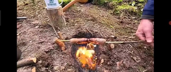 Overnight in an Earthen Shelter | Survival Cooking in the Forest