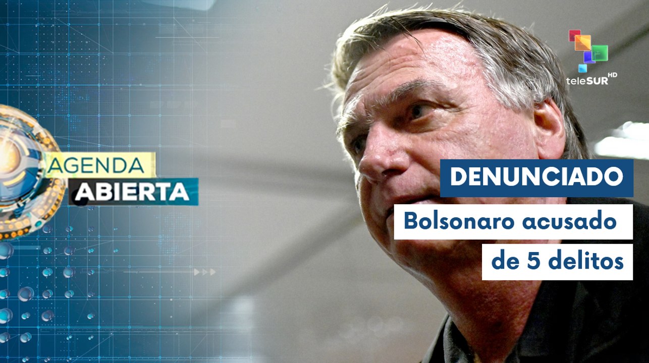 Fiscalía acusa a Bolsonaro por intento de golpe de Estado en Brasil