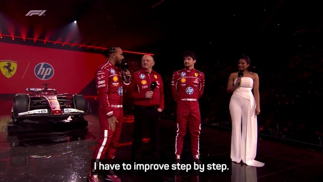 F1 world eagerly awaits Hamilton's Ferrari debut