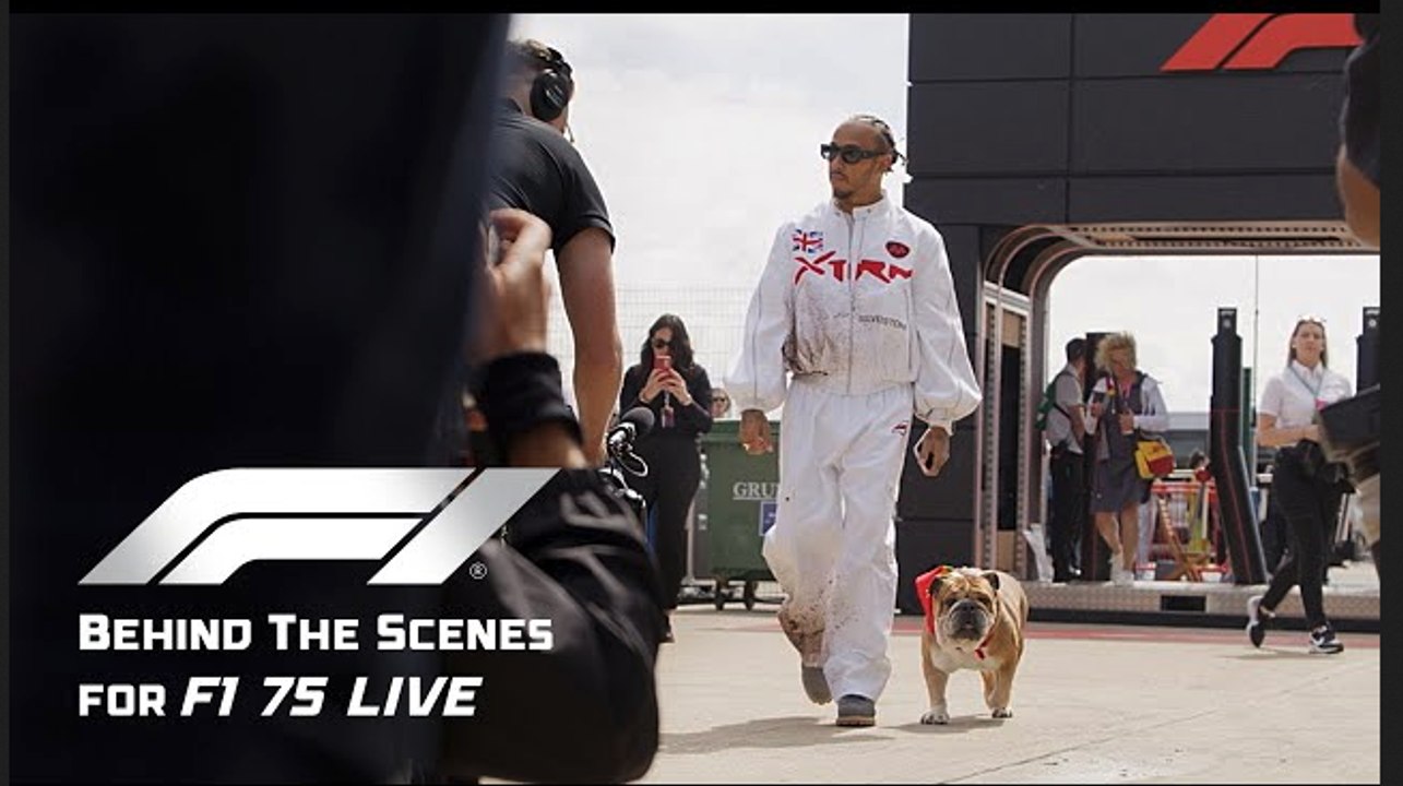 F1 | Behind the Scenes for 75 Live - Lewis Hamilton, Brad Pitt