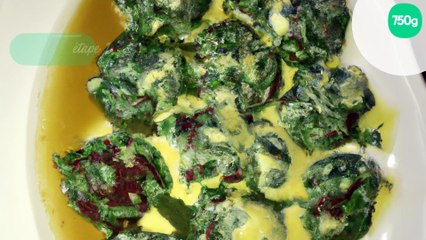 Nid de blettes beurre à l'ail