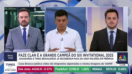 Equipe brasileira Faze Clan é a grande  campeã do campeonato Six Invitational 2025