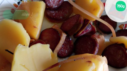 Pommes de terre au saucisson