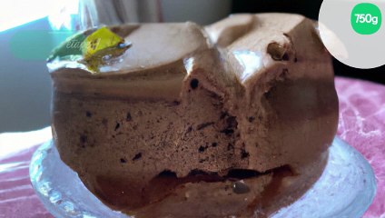 Parfait glacé au chocolat noir