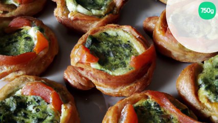 Palmiers pesto/saumon