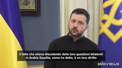 Zelensky: "Gli Usa stanno tirando fuori Putin dall'isolamento"