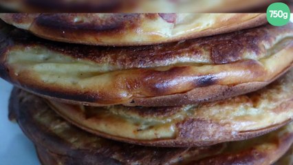 Pancakes au Philadelphia au concombre et légumes d'étés