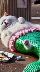 Cat fish Video/cat lover/cat funny
