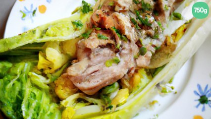 Rôti de porc aux endives et agrumes