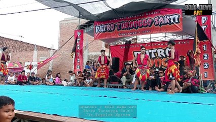 Atraksi Ganong Nyangkut Jaring (Putro Turonggo Sakti) #ganongan