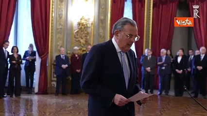 Roberto Nicola Cassinelli giura come Giudice Costituzionale al Quirinale