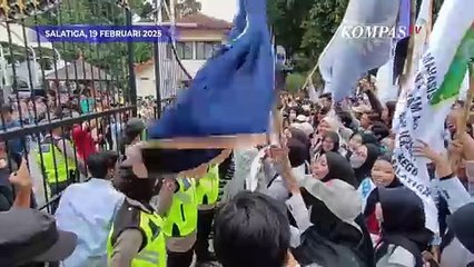 Mahasiswa Salatiga Demo, Menuntut Evaluasi dan Menolak Sederet Kebijakan Pemerintah