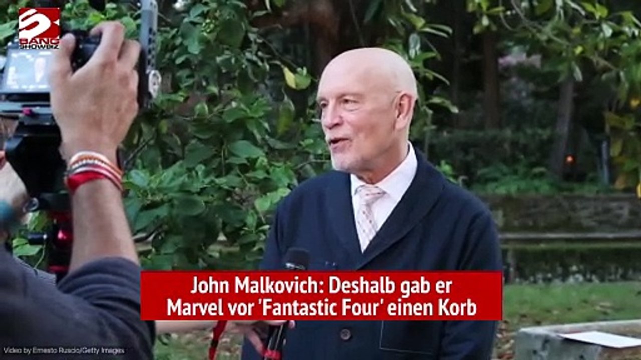 John Malkovich: Deshalb gab er Marvel vor 'Fantastic Four' einen Korb