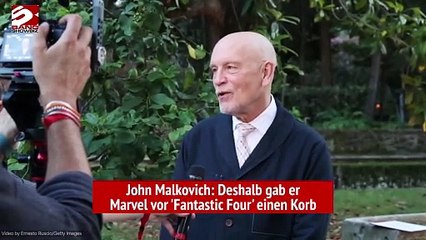 John Malkovich: Deshalb gab er Marvel vor 'Fantastic Four' einen Korb