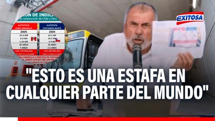 Línea Amarilla y su exorbitante diferencia de costo con la Costanera Norte en Chile: "Esto es una estafa en cualquier parte del mundo"