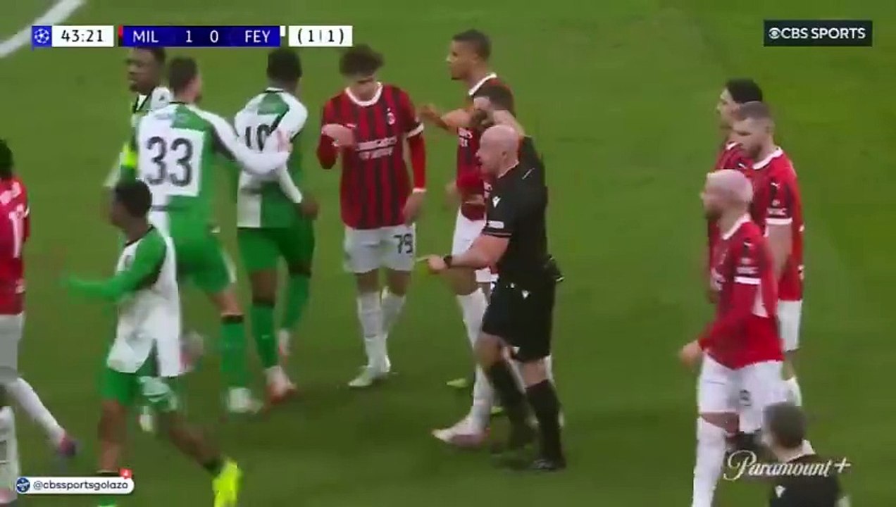 10-Man Milan Knocked out! 🤯 | AC Milan 1-1 Feyenoord | UEFA Champions League Highlights