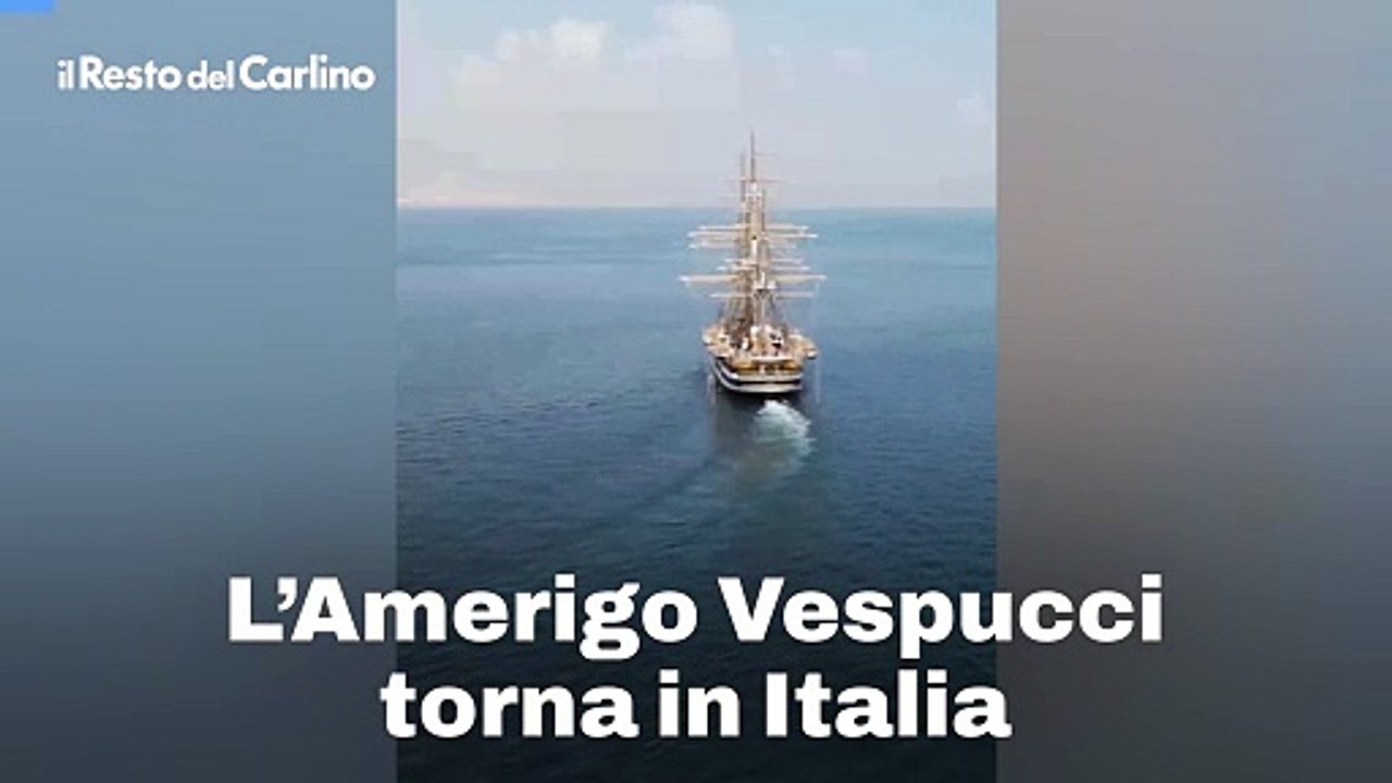 L?Amerigo Vespucci torna in Italia