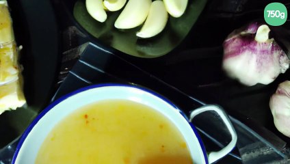 Soupe à l'ail espagnole