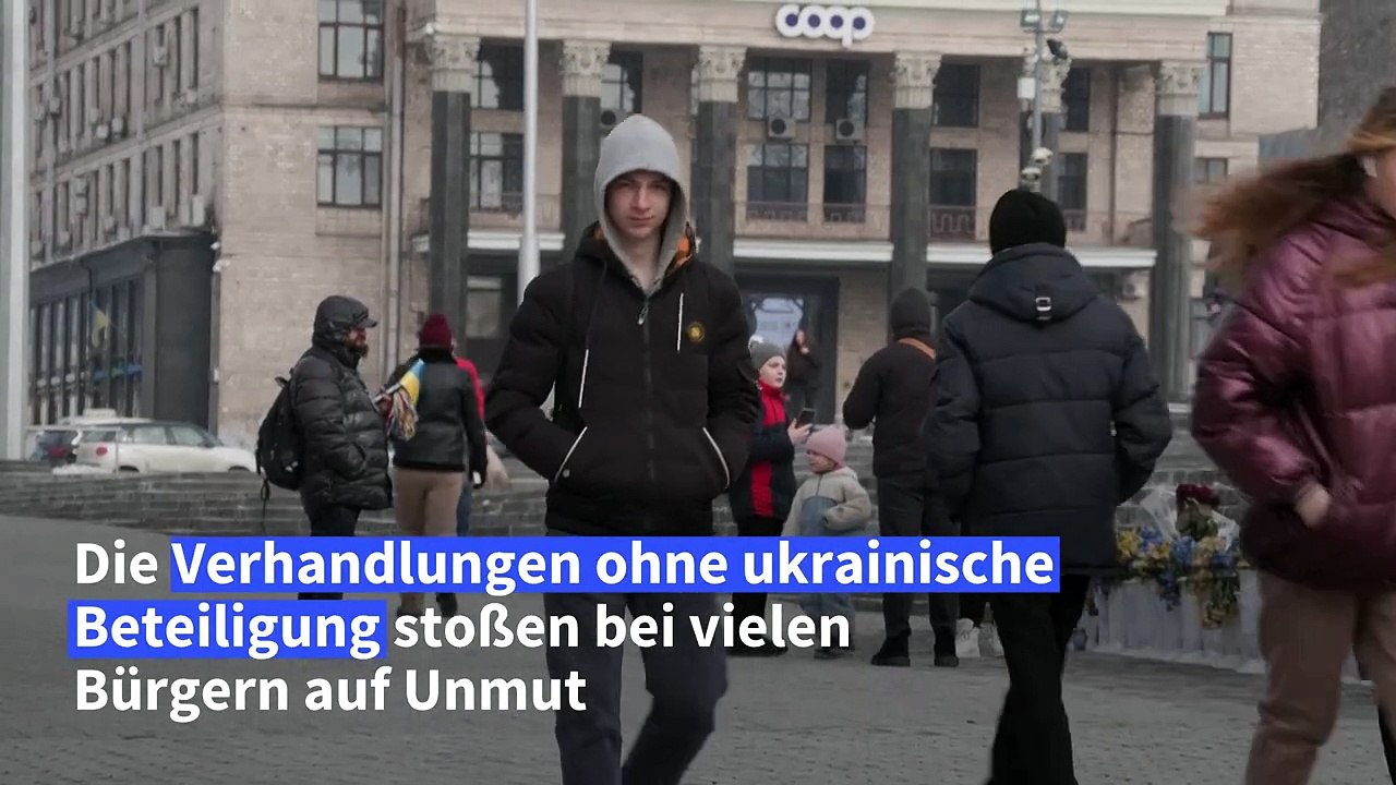 Unmut in Kiew über die USA: "Ich glaube, Trump hat Angst vor Putin"