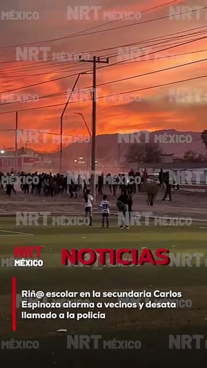 Una fuerte r1ña entre estudiantes de la secundaria Carlos Espinoza de Monclova generó alarma entre los vecinos del sector oriente, quienes, preocupados por la intensidad del enfrentamiento, alertaron a las autoridades