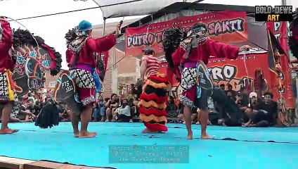 Kepang Kembar Abang Maron (Putro Turonggo Sakti) #jaranan