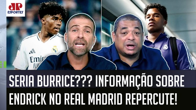 EU NÃO ACREDITO NISSO! SAIU A INFORMAÇÃO de que o Endrick no Real Madrid... OLHA esse DEBATE!