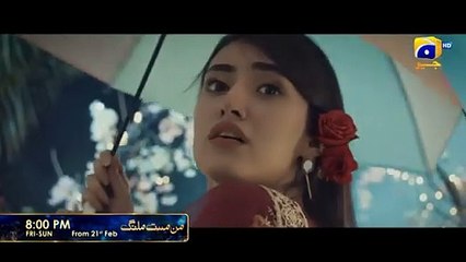 Mann Mast Malang | Starting from 21st Feb | Fri-Sun at 8:00 PM | Ft. Danish Taimoor, Sahar Hashmi