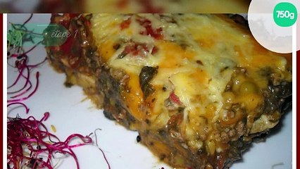 Gratinée de bœuf et de légumes