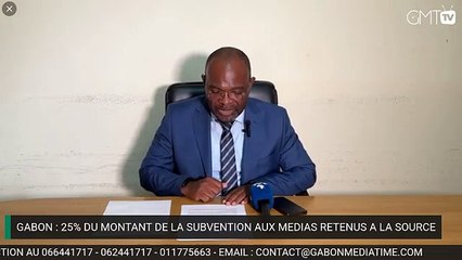 [#Reportage] Gabon : 25% du montant de la subvention aux médias retenus à la source